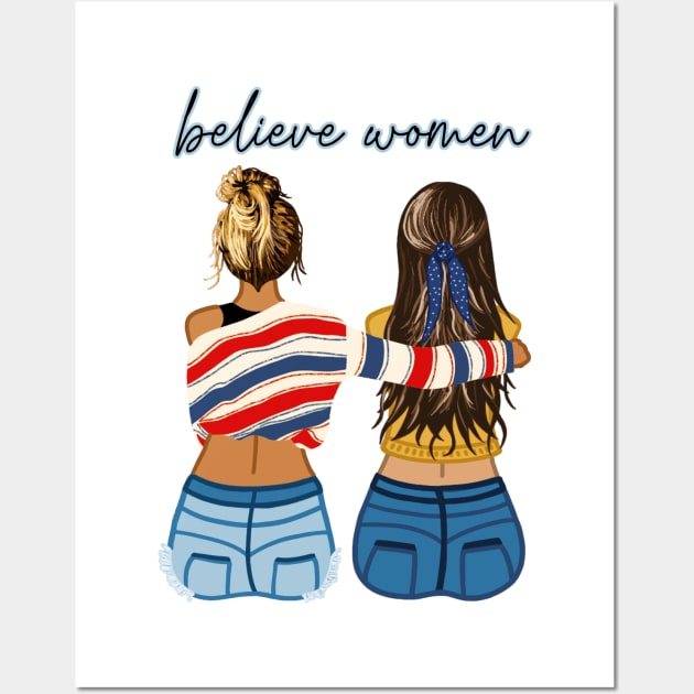 Believe Women Wall Art by sparkling-in-silence